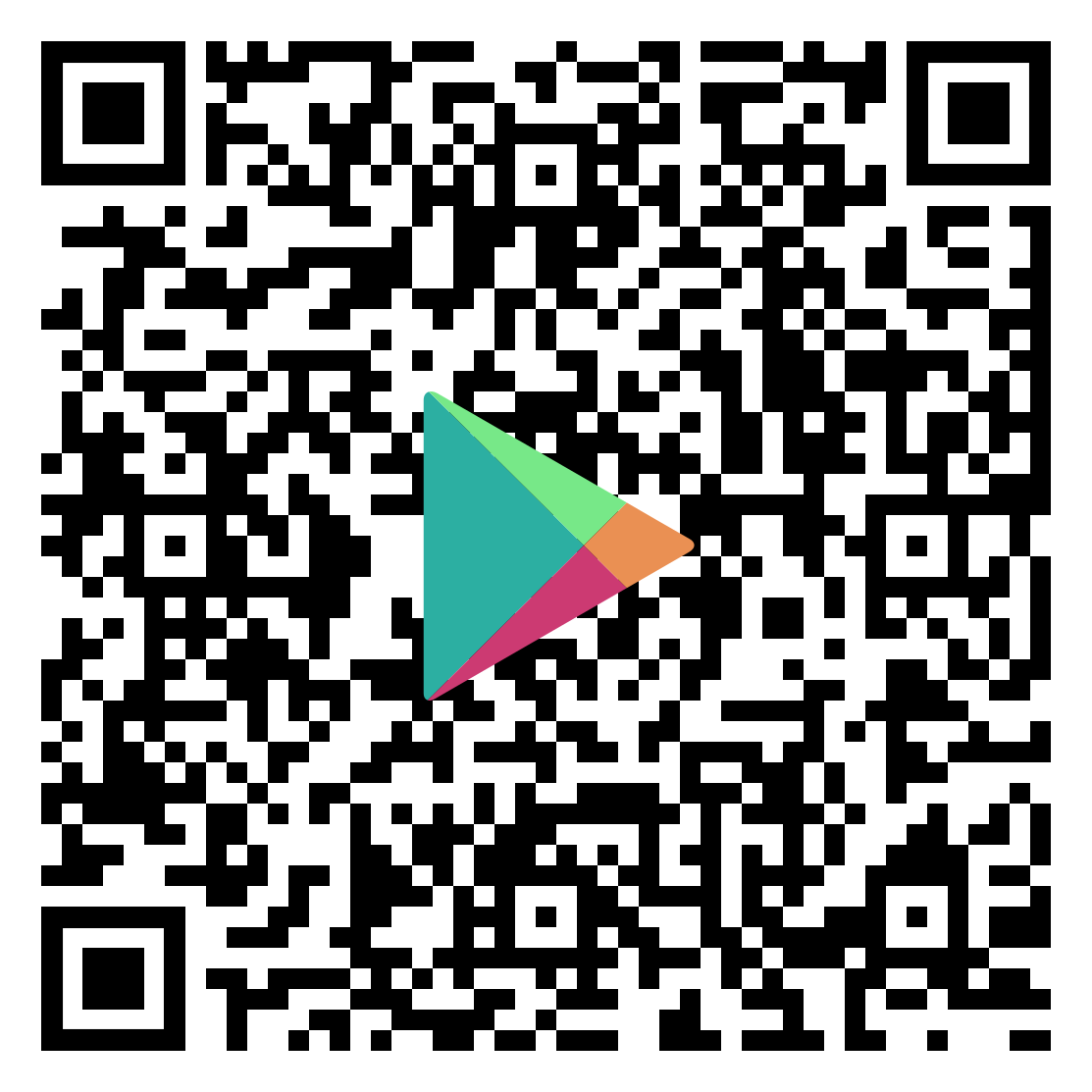 QR code to join the SimpleSite open beta on Google Play